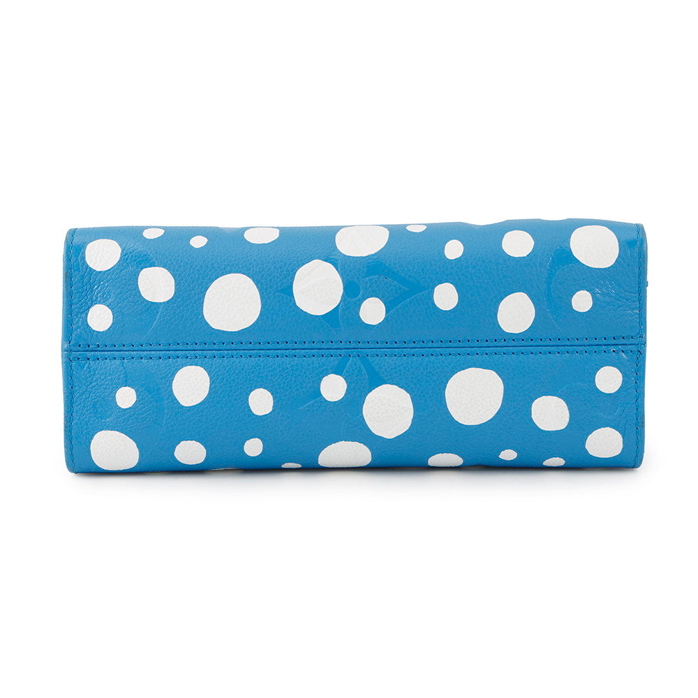 Louis Vuitton Onthego LVxYKCollaboration WhiteM46424 Infinity Dot Monogram Empreinte Leather Blue Handbag