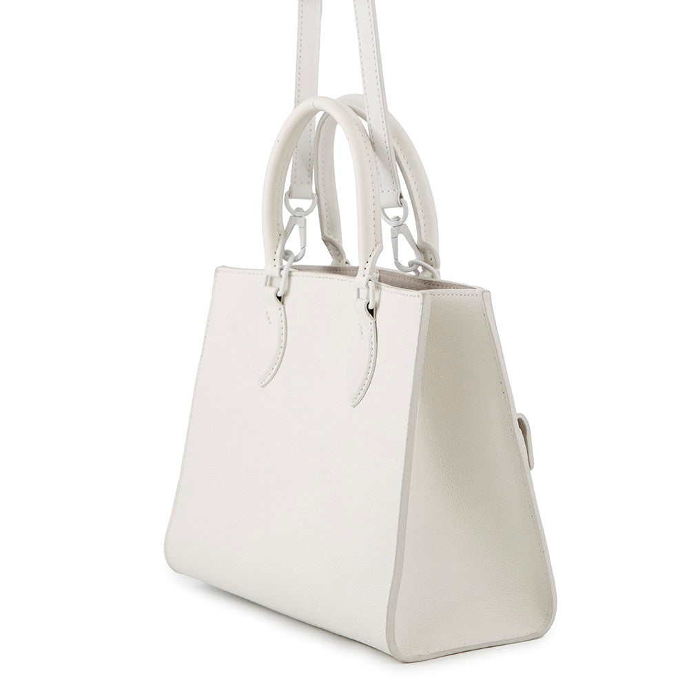 Louis Vuitton Rock Me BlancM55817 Grained Calf PM Leather Tote Bag