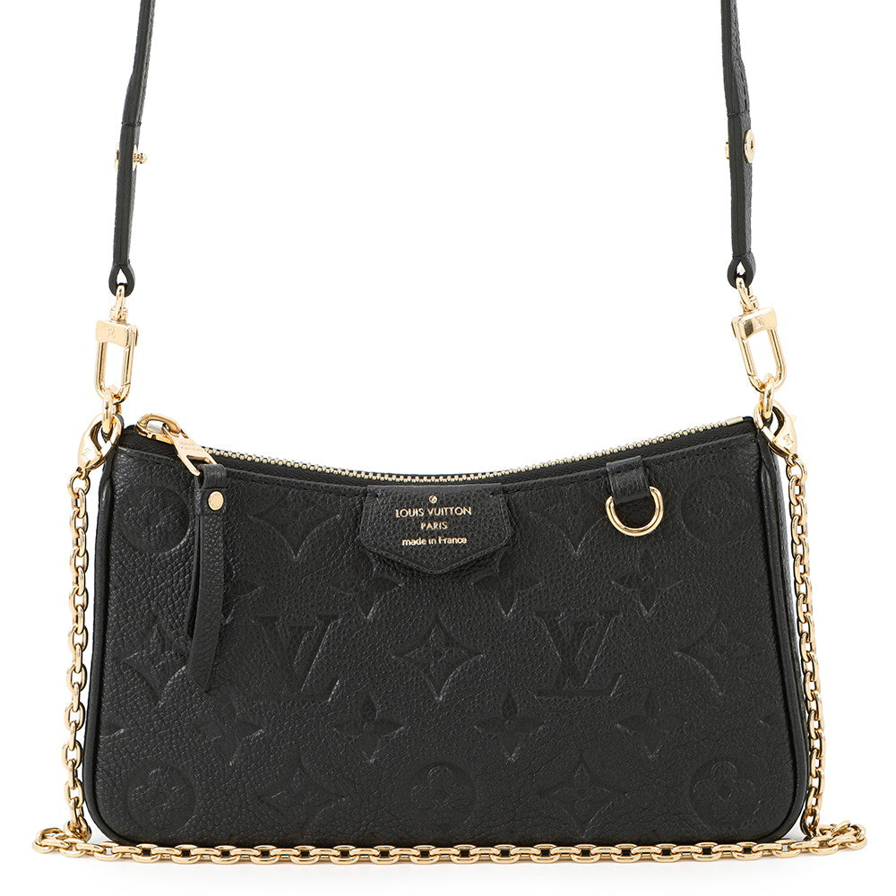 Louis Vuitton Easy NoirM80349 Monogram Empreinte Leather Handbag