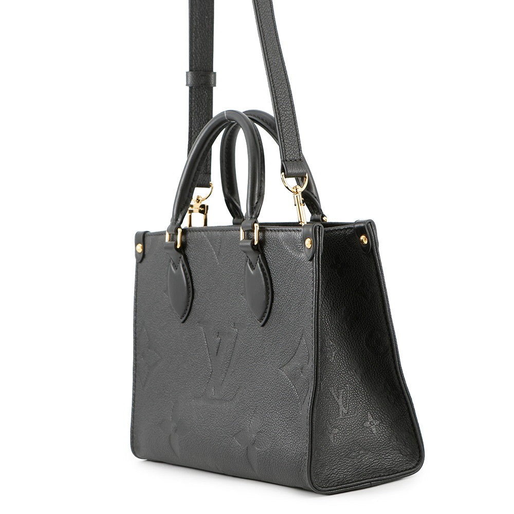 Louis Vuitton Onthego NoirM45653 Monogram Empreinte Leather Handbag 3