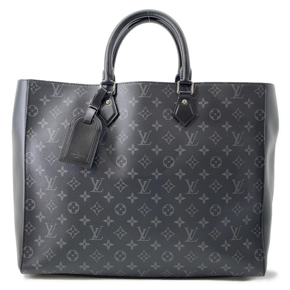 Louis Vuitton Grand Sac NoirM44733 Eclipse Monogram Handbag 3