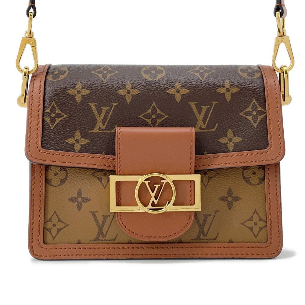 Louis Vuitton Dauphine NoirM45959 Reverse Monogram Canvas Mini Bag