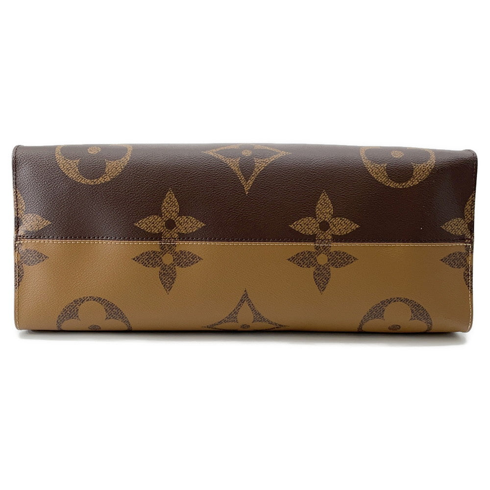 Louis Vuitton Onthego RedM44576 Reverse Giant Monogram Canvas Handbag