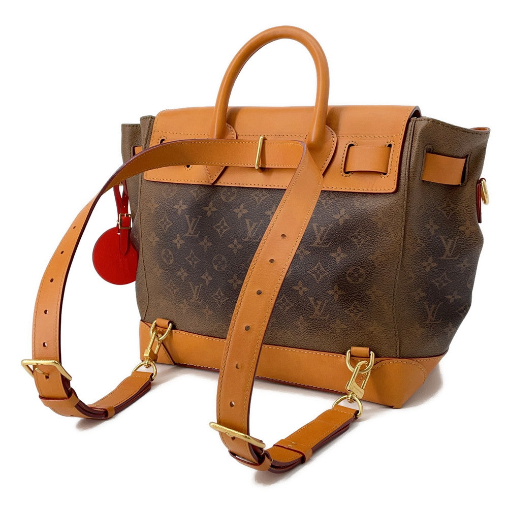 Louis Vuitton Steamer BrownM11534 ・Dust Monogram Handbag