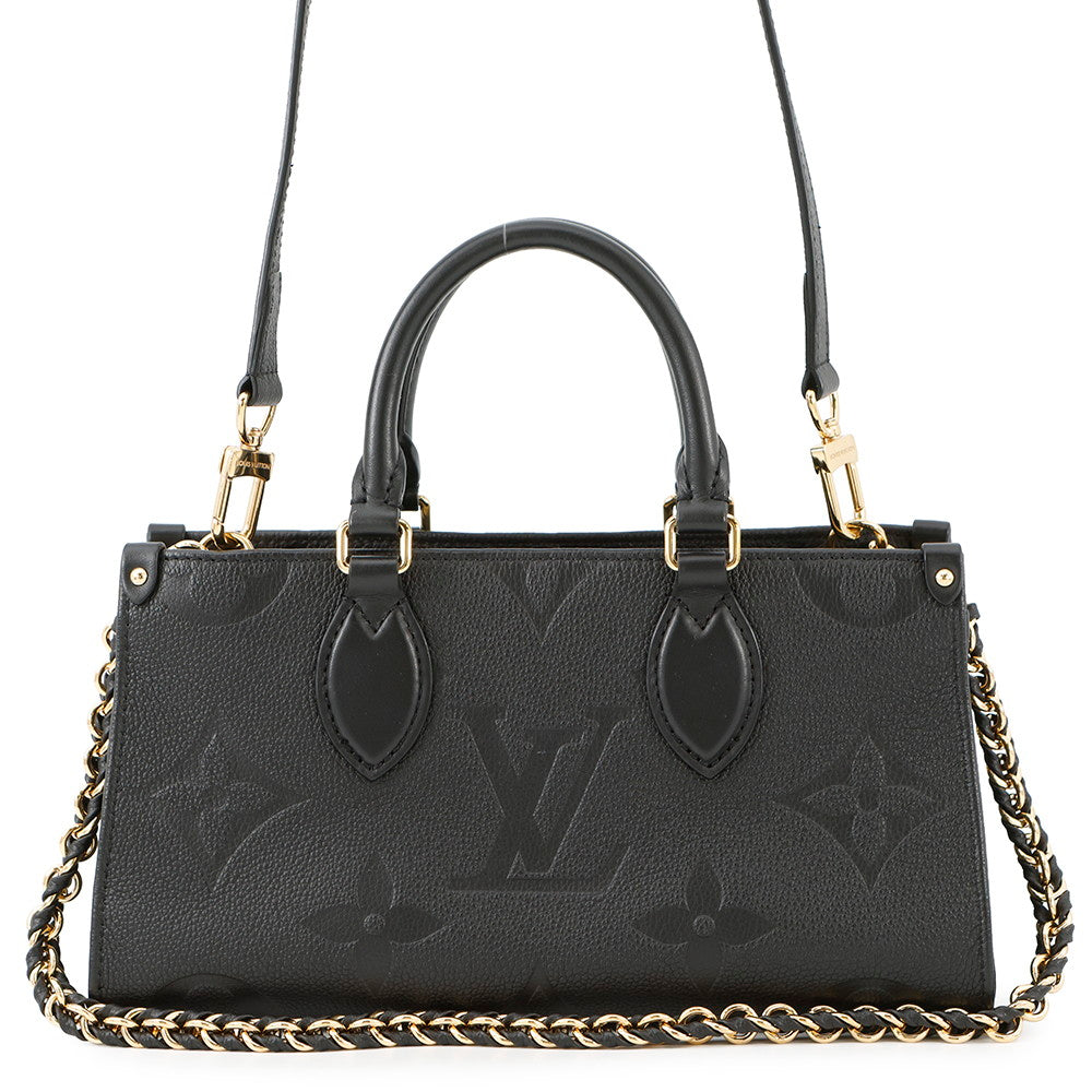 Louis Vuitton OnthegoEW NoirM23640 Monogram Empreinte Leather Handbag