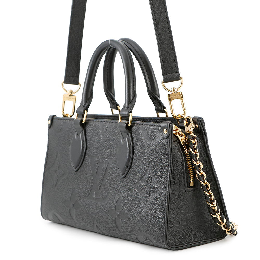 Louis Vuitton OnthegoEW NoirM23640 Monogram Empreinte Leather Handbag