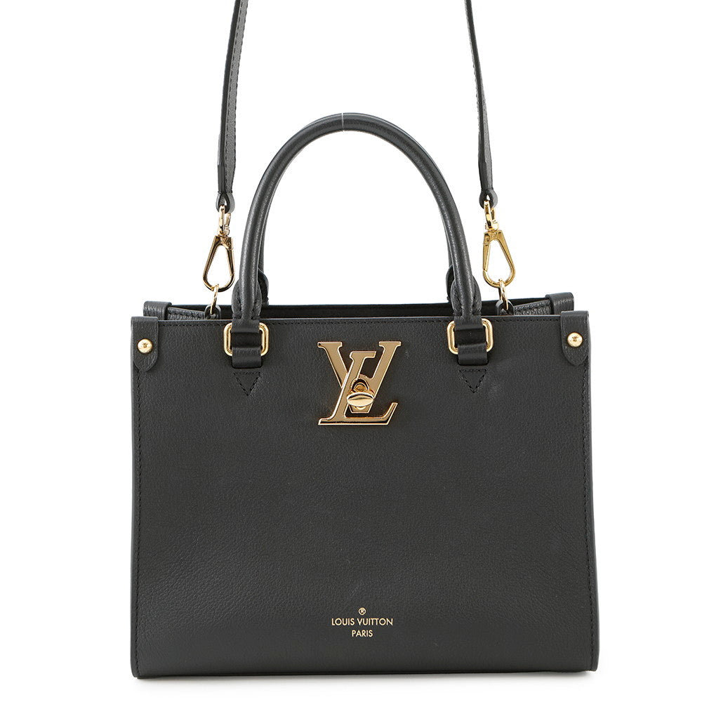 Louis Vuitton Padlock & Go NoirM22311 Grained Leather Calf Handbag