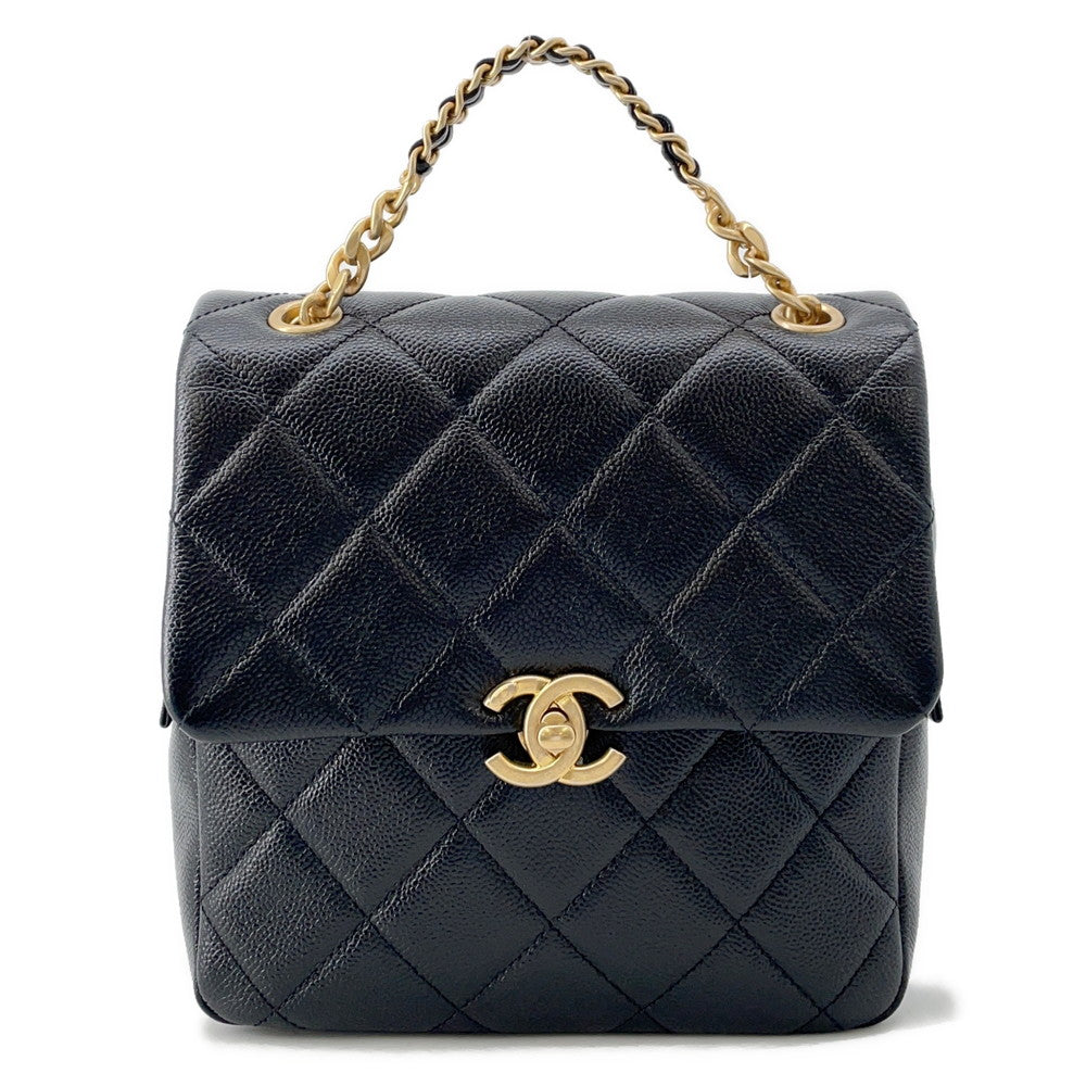 Chanel Matelasse Backpack BlackAS3108 Caviar Leather