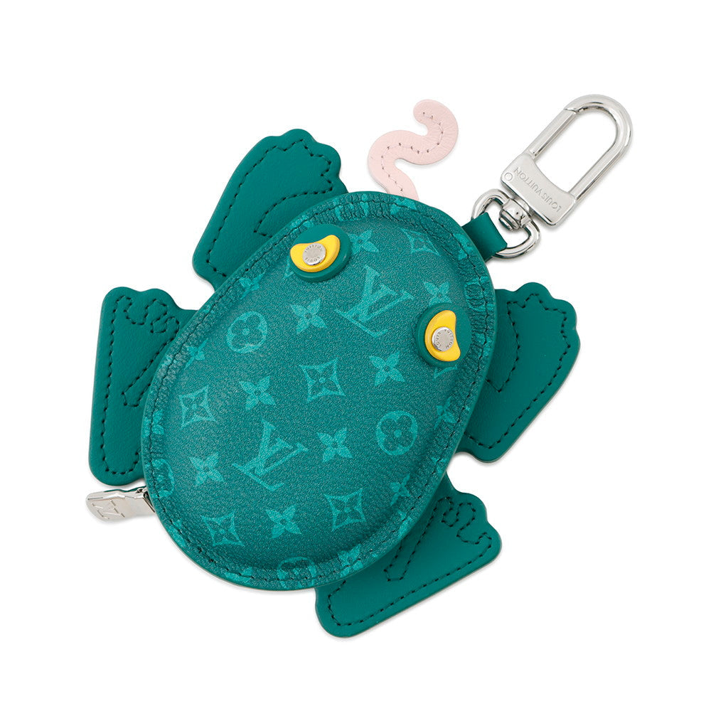 Louis Vuitton Frog Charm Borneo GreenM02238 Monogram Key Chain