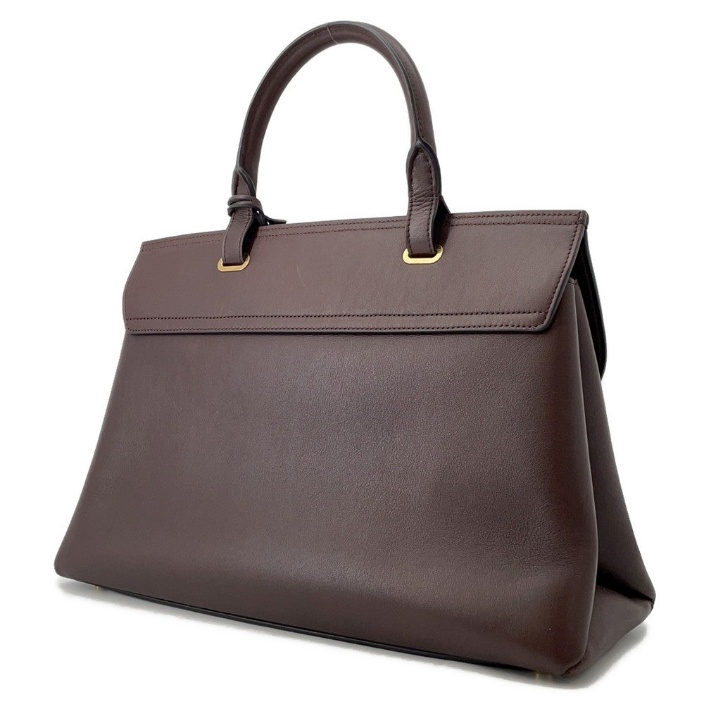 Occur (Case) Soft Handbag Hickory Gim. Ik Leather Medium Travel Bag
