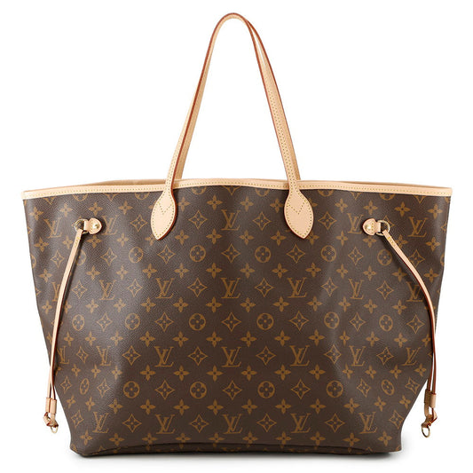 Louis Vuitton Neverfull BeigeM46978 Monogram Tote Bag 2