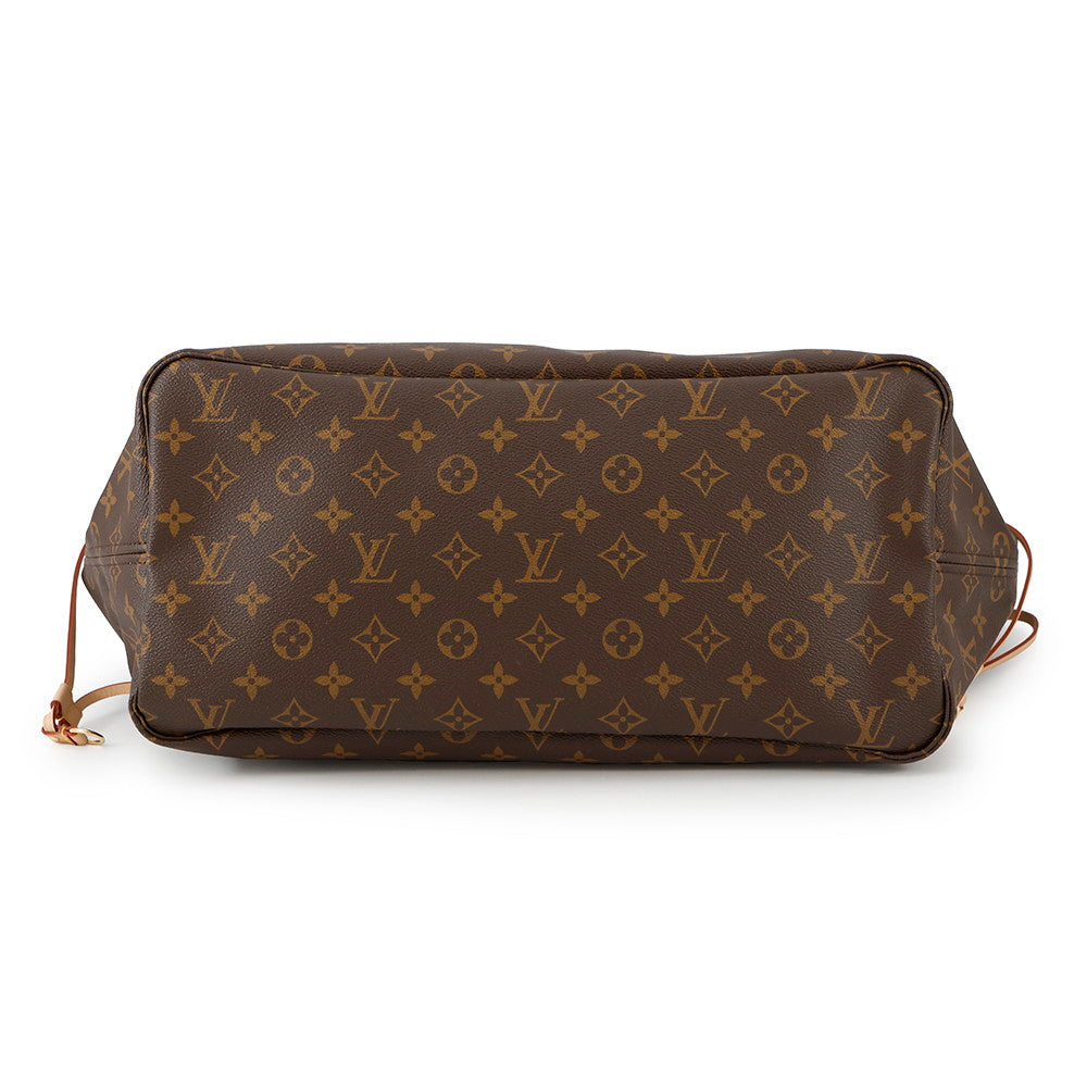 Louis Vuitton Neverfull BeigeM46978 Monogram Tote Bag 2