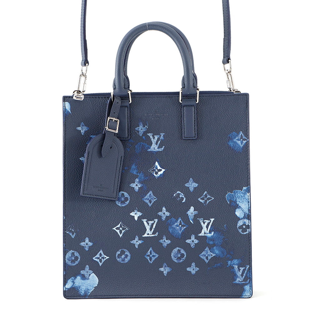 Louis Vuitton Sac Plat Messenger NavyM57843 Watercolor Monogram Crossbody Bag 2