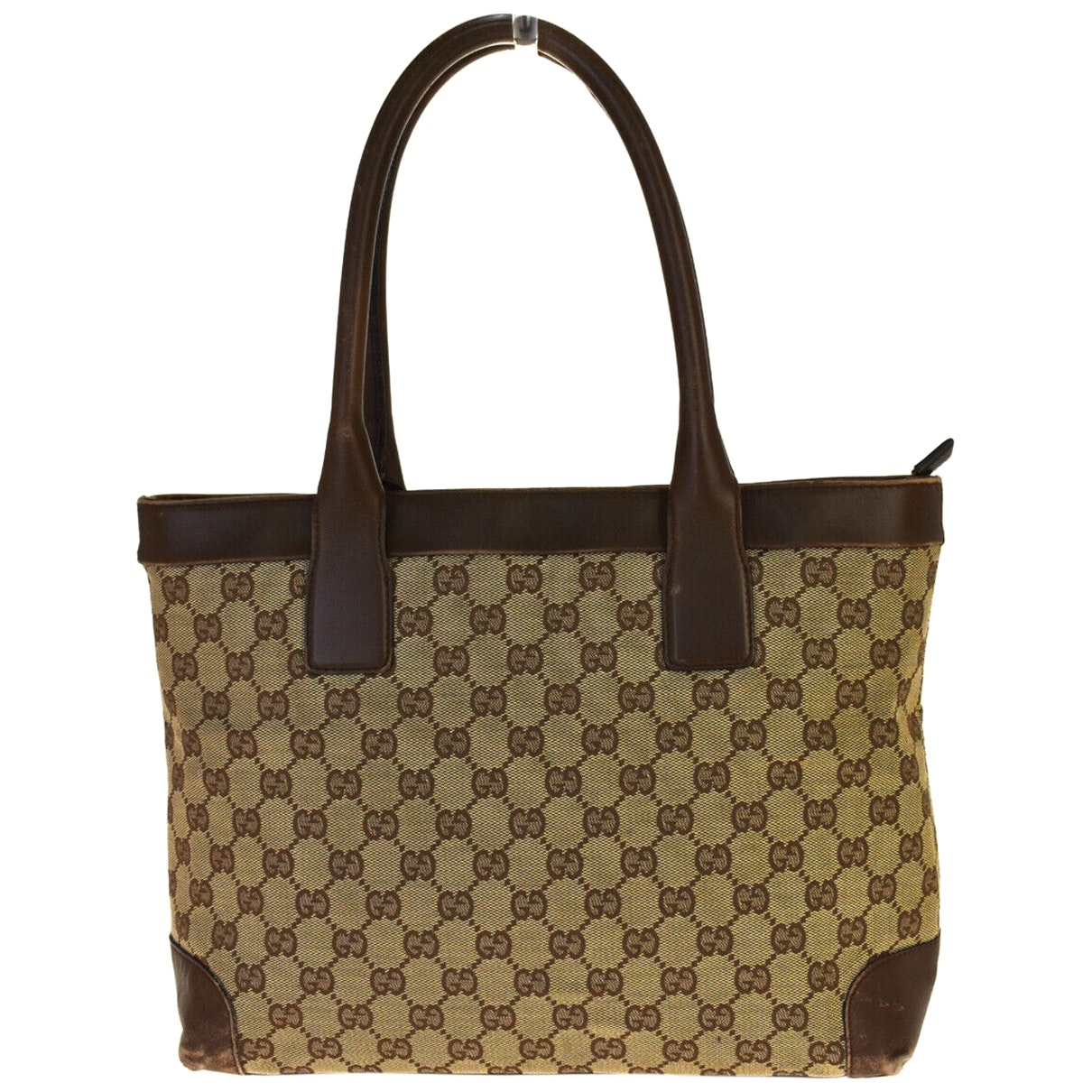 Gucci beige cloth handbag