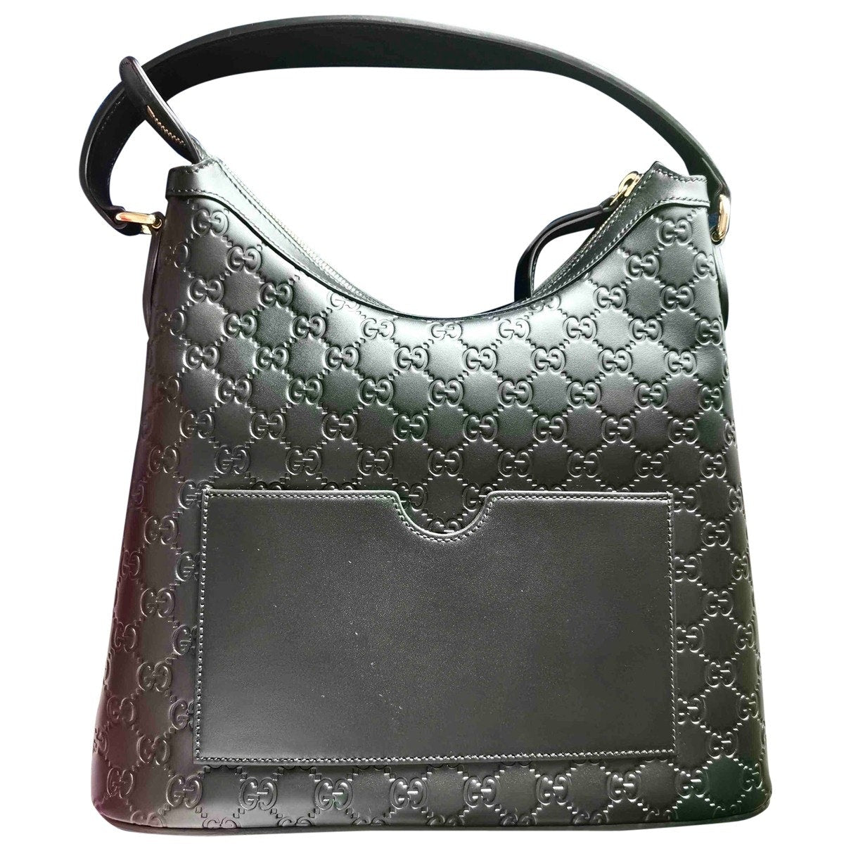 Gucci black leather handbag