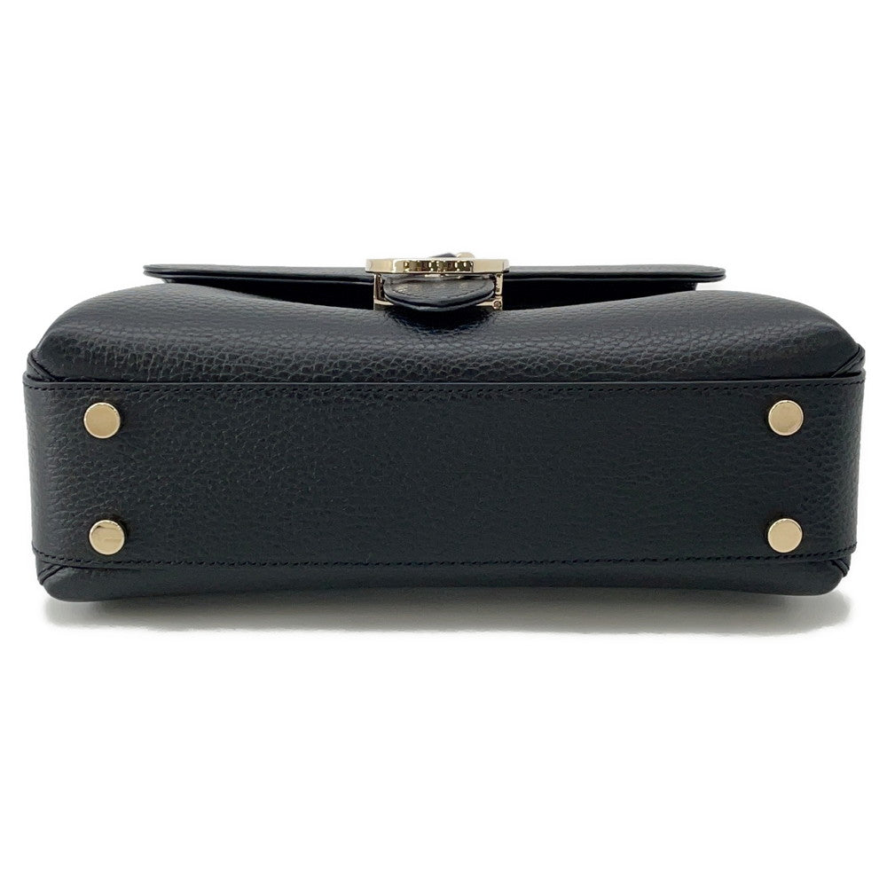 Gucci Interlocking G Black510302 Leather Travel Bag
