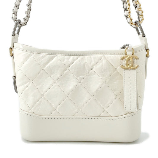 Chanel Gabriel de Hobo WhiteA91810 Calf Leather Shoulder Bag