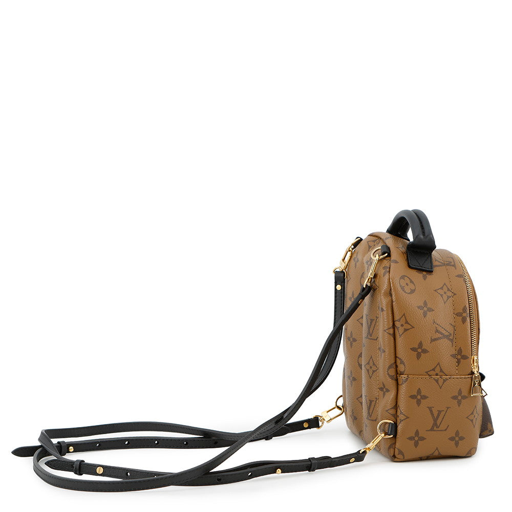 Louis Vuitton Palm Springs Backpack NoirM42411 Reverse Monogram Canvas Jewelry
