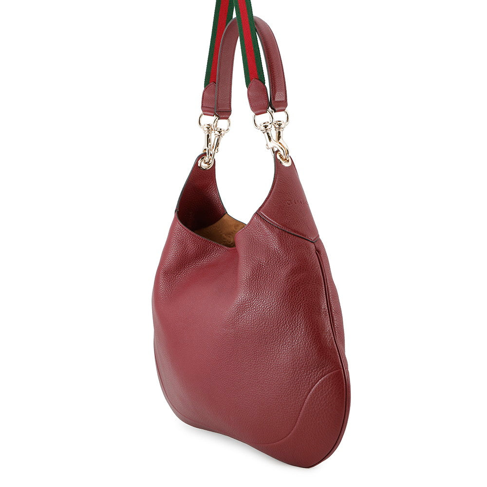 Gucci B Rosso Ancora Size Leather Medium Shoulder Bag
