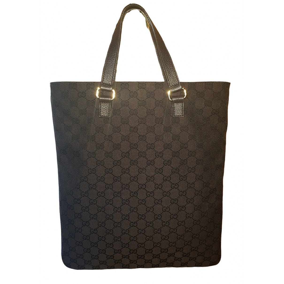 Gucci brown cloth handbag