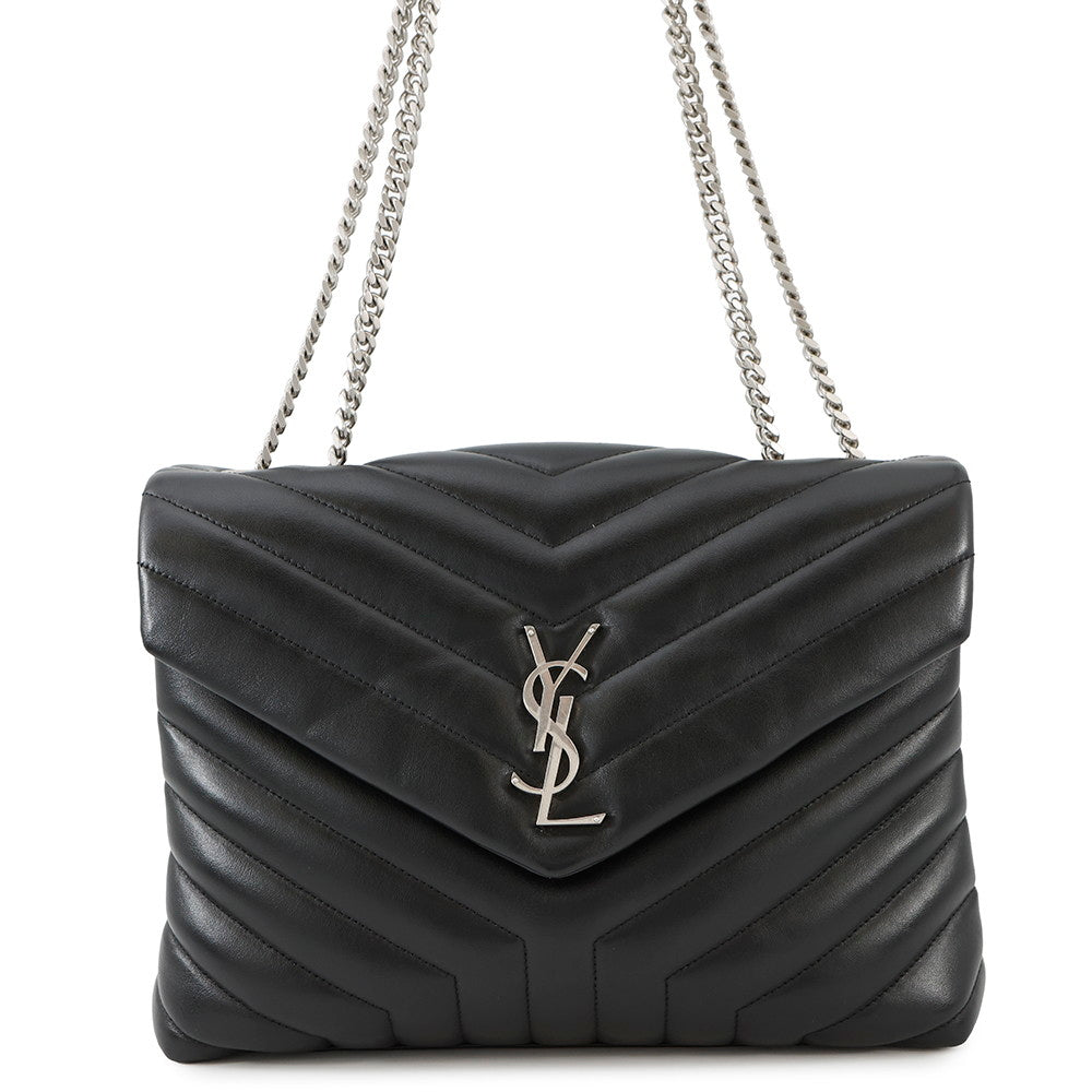 Saint Paris Loulou Chainshoulder Bag Black574946 Size Leather