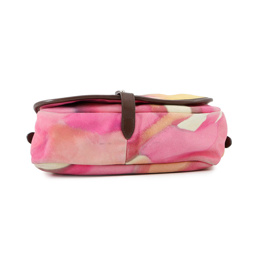 Chanel CC Logo Embroidery Messenger MulticolorA90809 Suede Leather Messenger Bag
