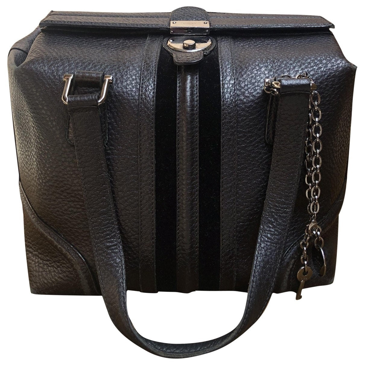 Gucci black leather handbag