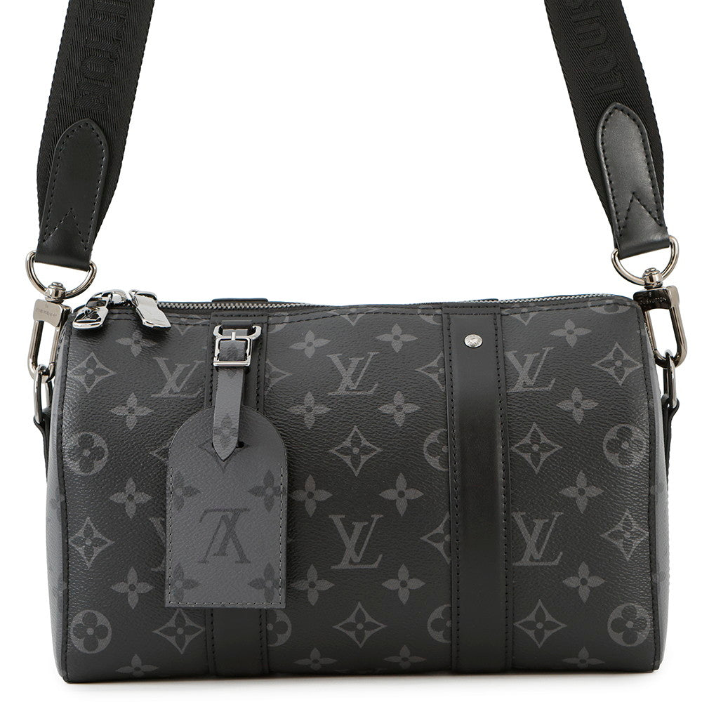 Louis Vuitton City・Keepall NoirM45936 Eclipse Reverse Monogram Travel Bag 3