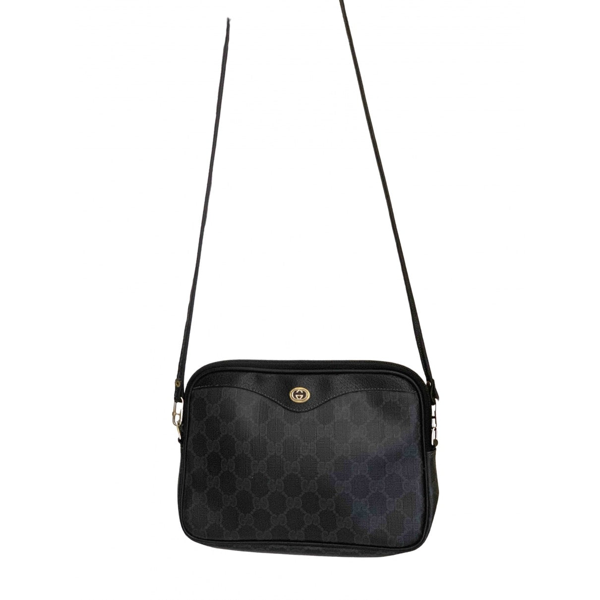 Gucci black leather handbag