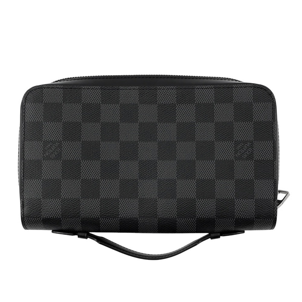 Louis Vuitton Zippy XL NoirN41503 Graphite Damier Handbag