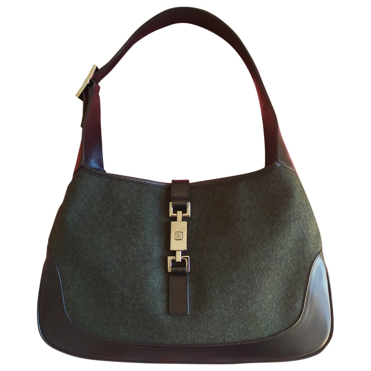 Gucci jackie wool handbag