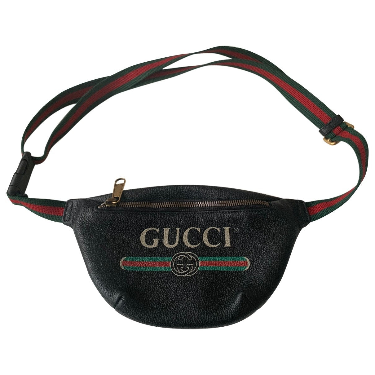 Gucci black leather bag