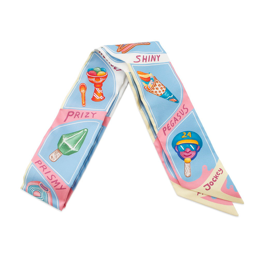 Twilly Funny Ice Funny Ice Ciel Rose Blue Cream Travel Bag