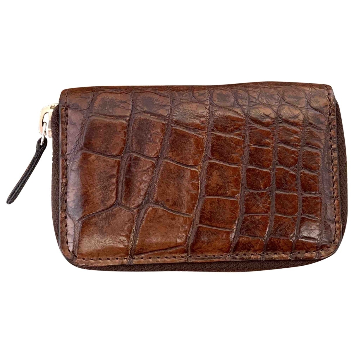 Gucci Brown Crocodile Small bag, wallets & cases