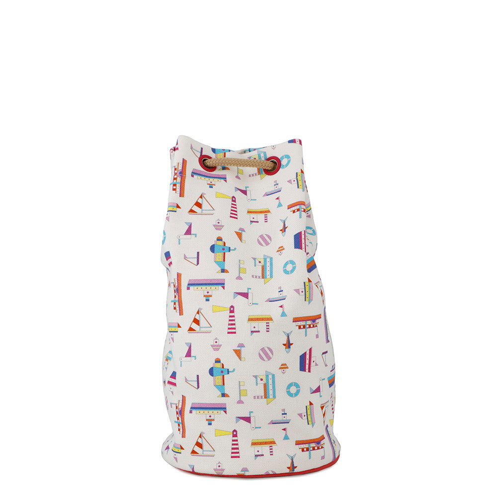 Petit Chartier Duffle Bag Multicolor Cotton Travel Bag