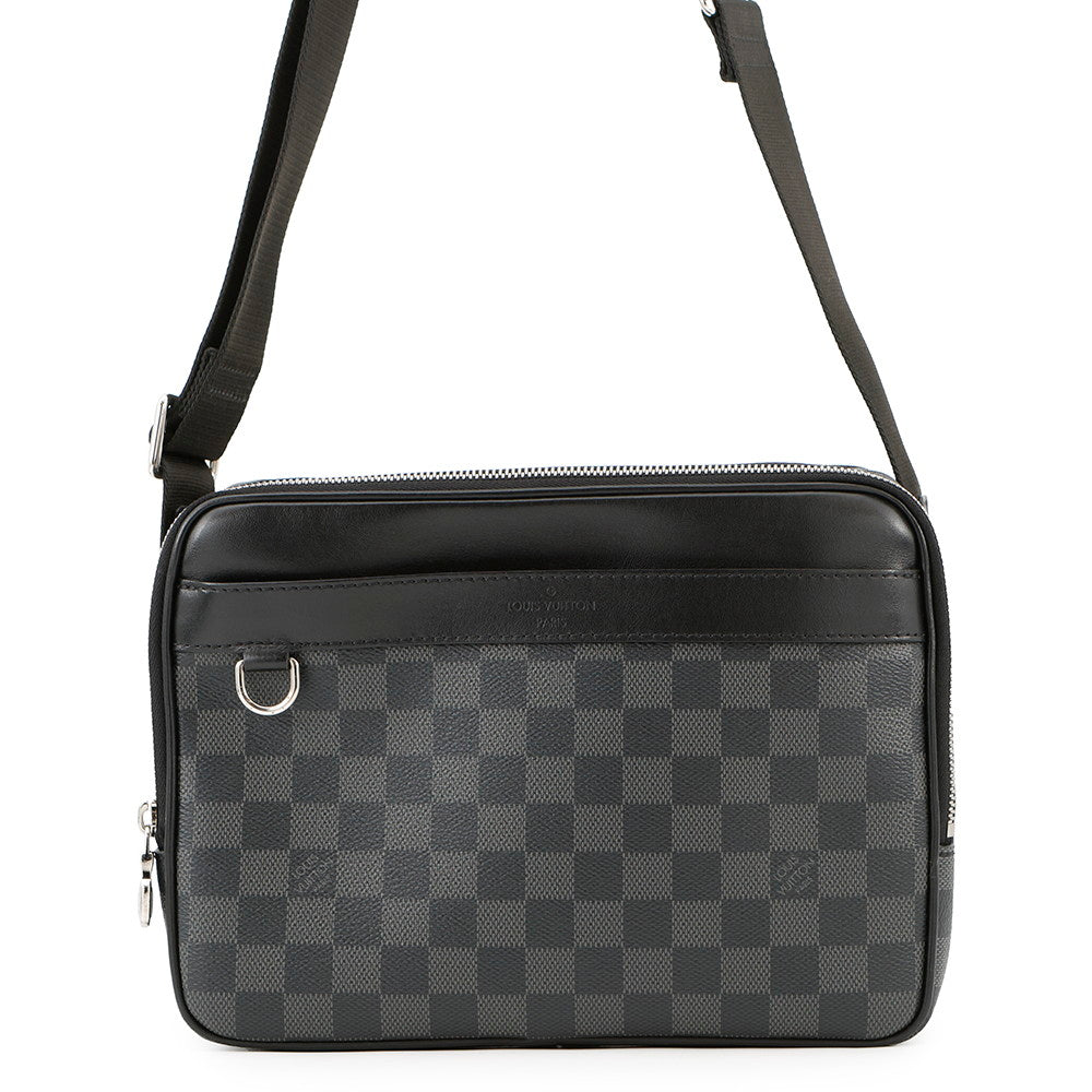 Louis Vuitton Trocadero Messenger NoirN40087 Graphite PM Damier Crossbody Bag