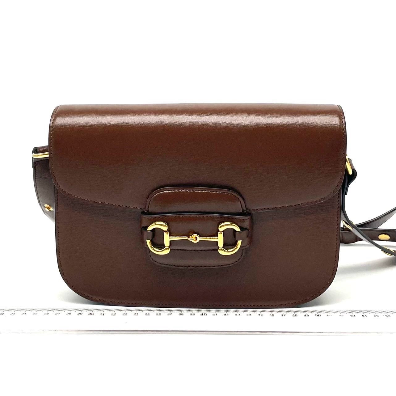 Gucci Horsebit Caramel Leather Brown Small Shoulder Bag