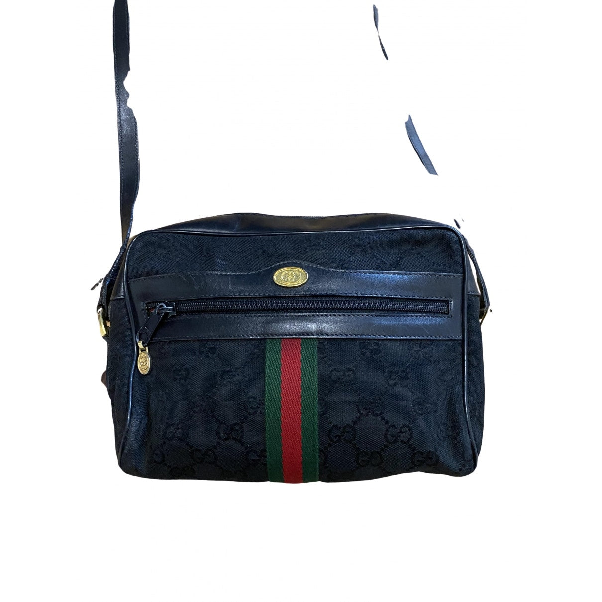 Gucci ophidia black cloth handbag