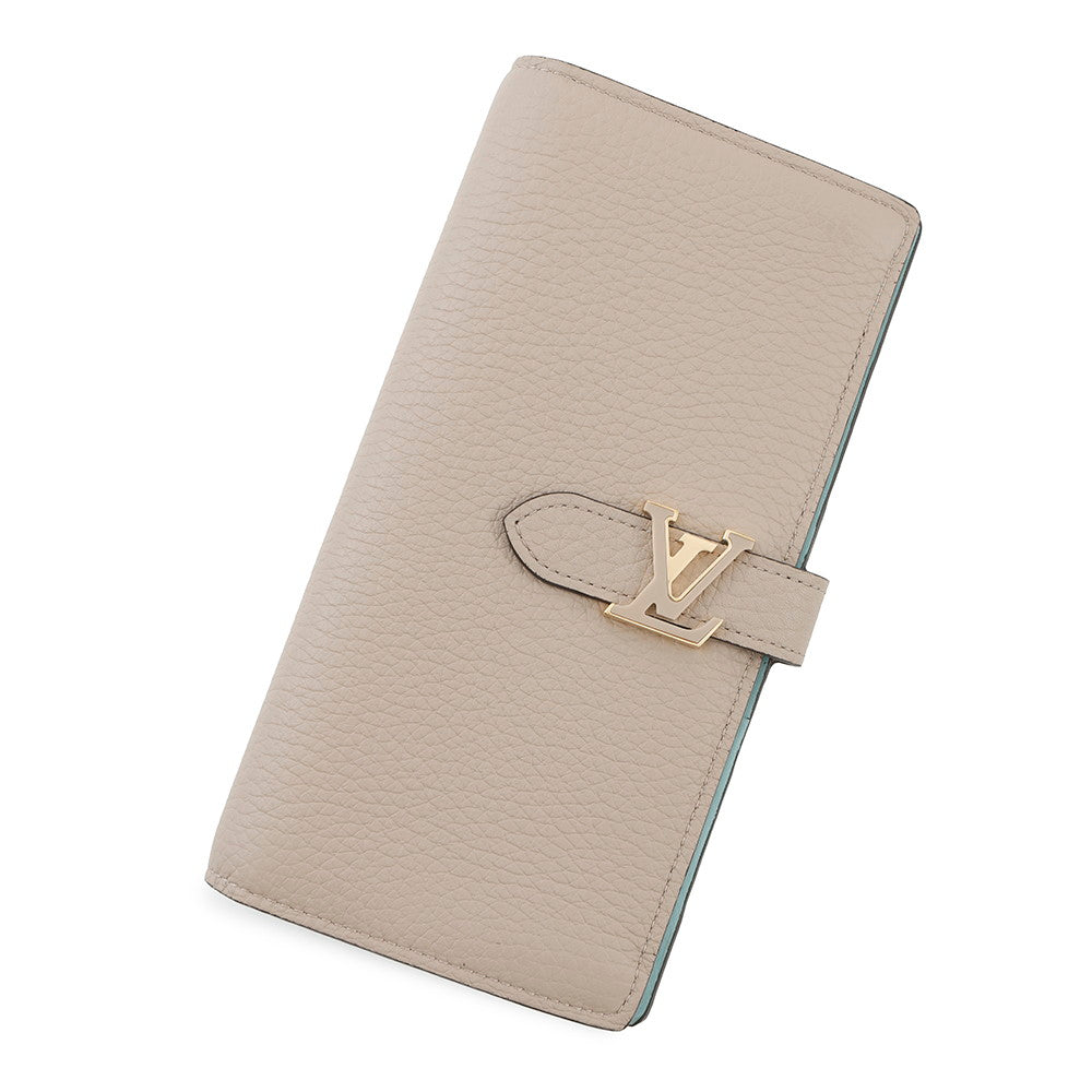 Louis Vuitton vertical GaletM81367 Taurillon Leather Wallet Case