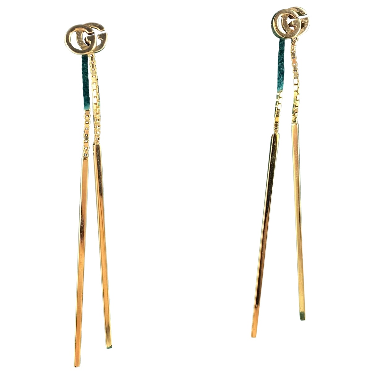 Gucci yellow yellow gold earrings
