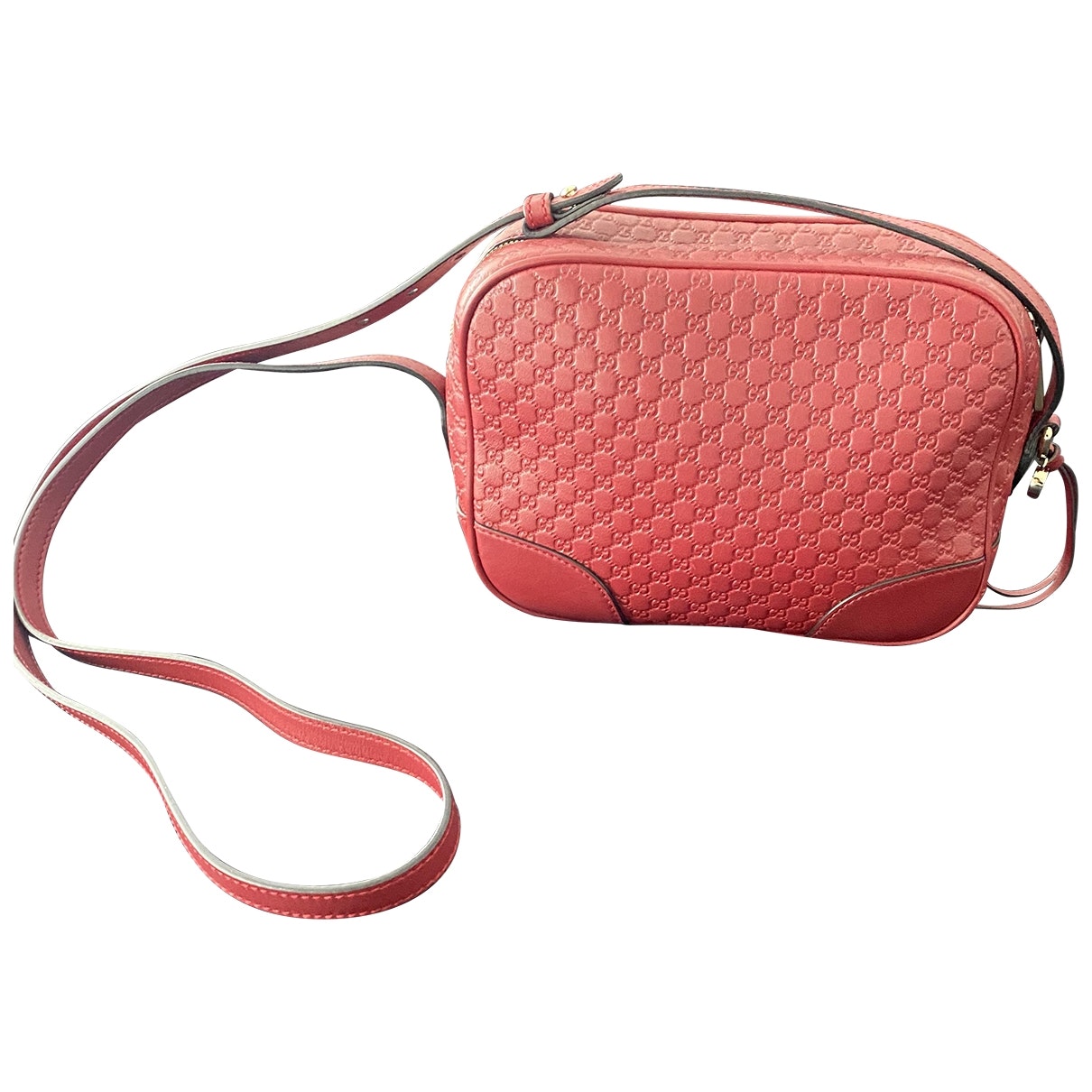Gucci bree red leather handbag