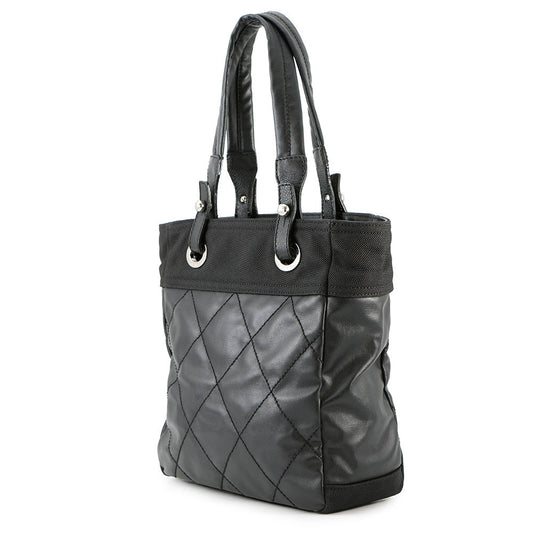 Chanel Paris-Biarritz BlackA34208 Coating PM Canvas Leather Apparel
