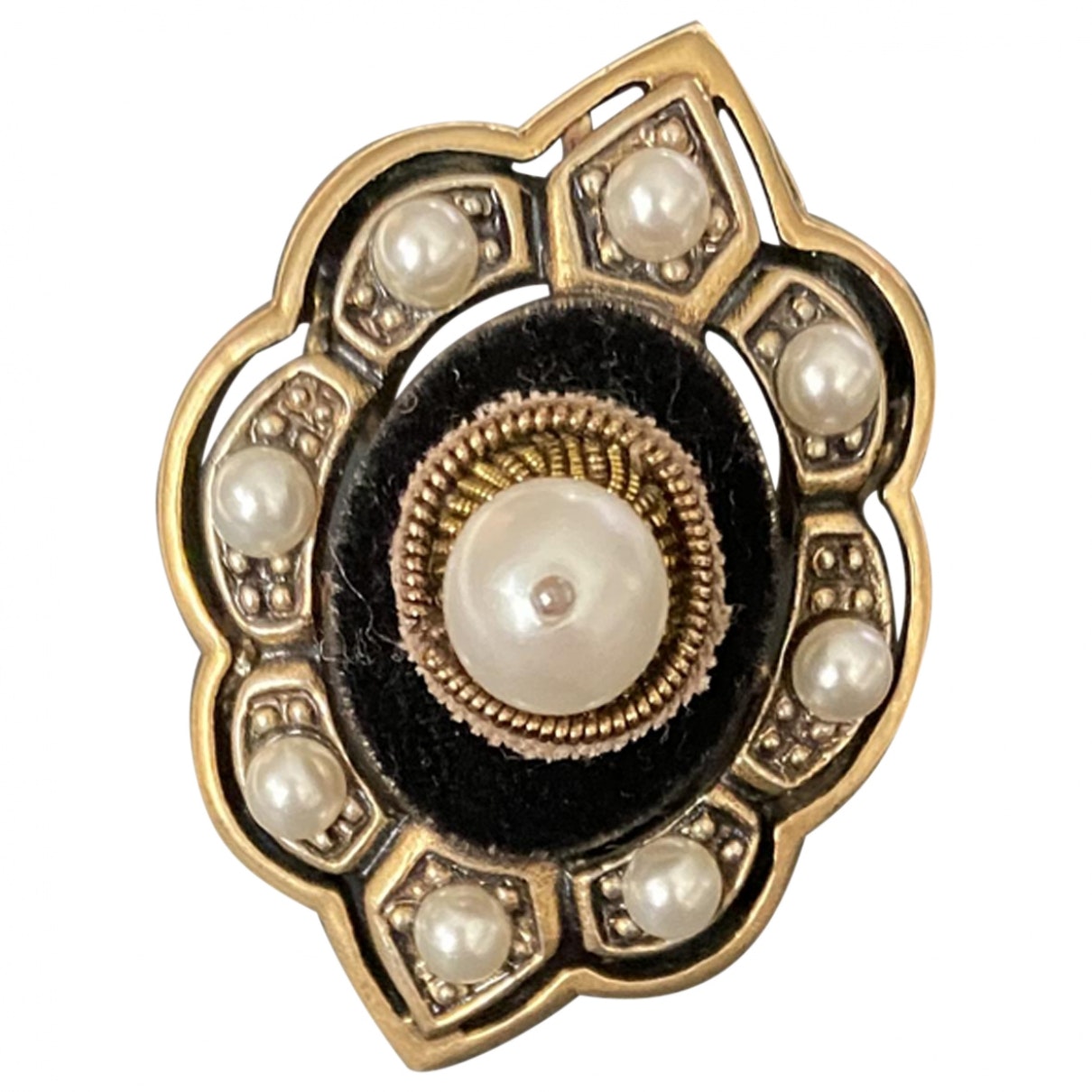 Gucci black metal rings