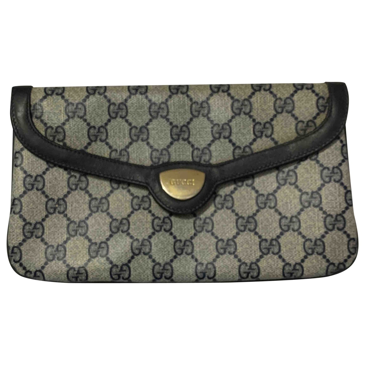 Gucci blue cloth clutch bag