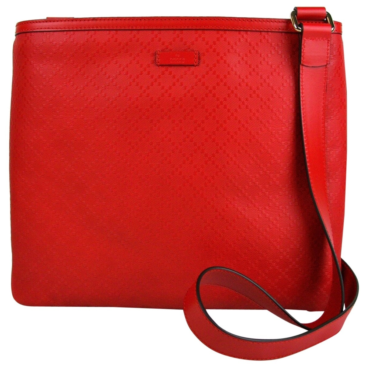 Gucci red leather handbag