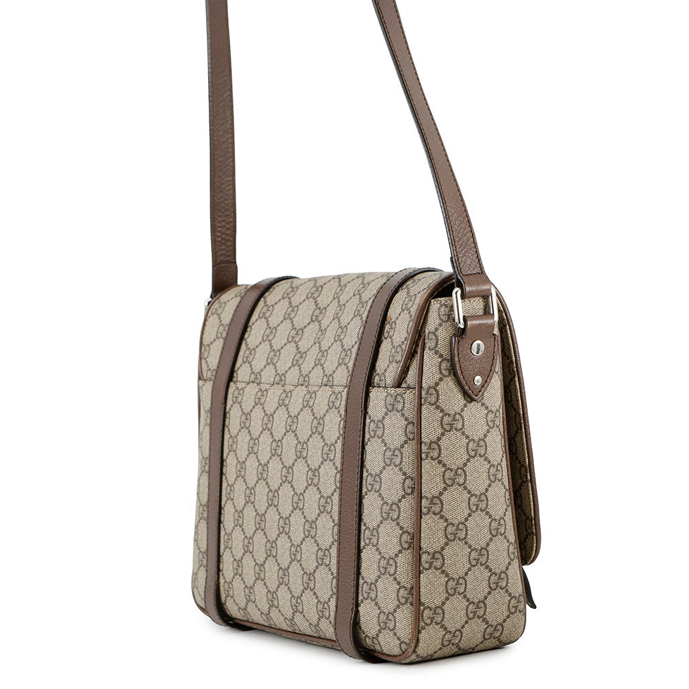 GUCCI GG Supreme messenger bag Red658542 GG Supreme Leather
