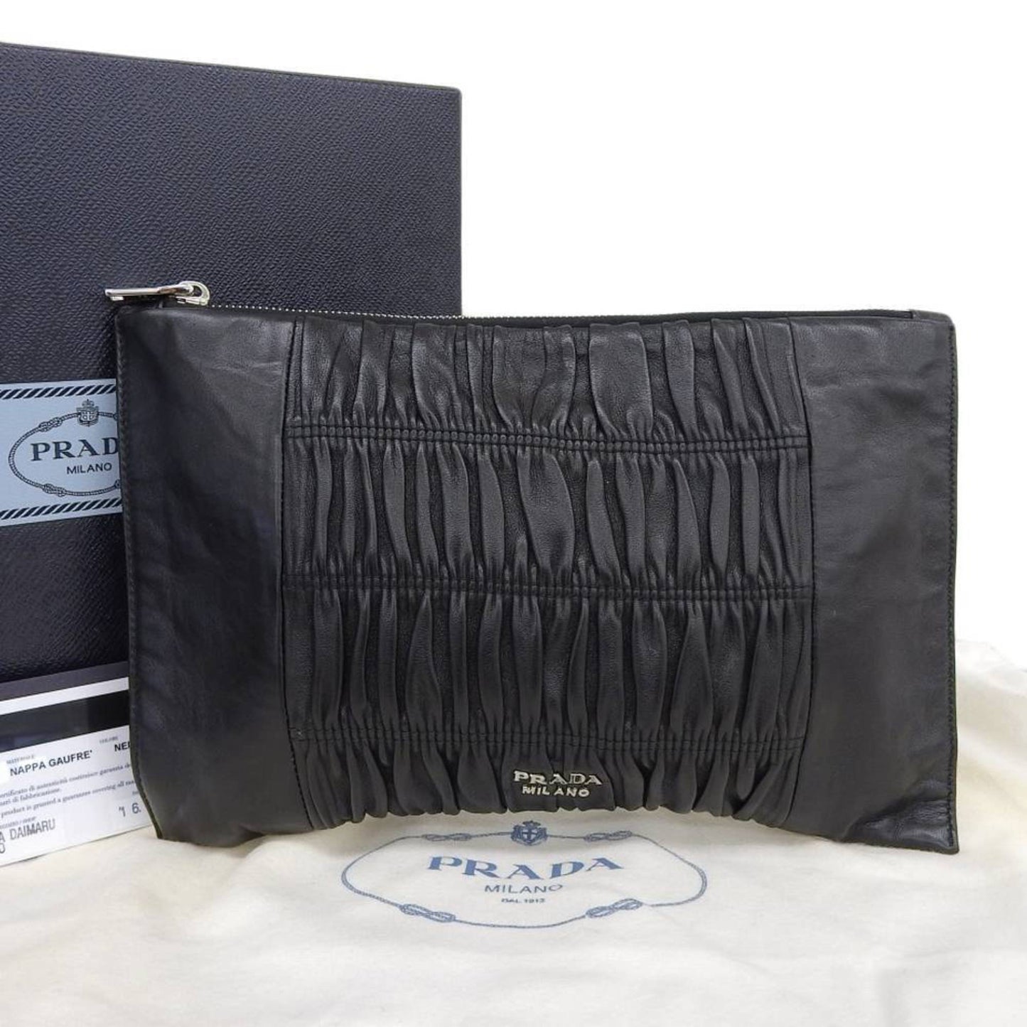 Prada Clutch Bag Saffiano Clutch Bag 12