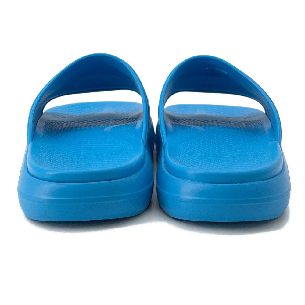 GUCCI Interlocking G Slide Sandals Blue780296 Rubber Size 9