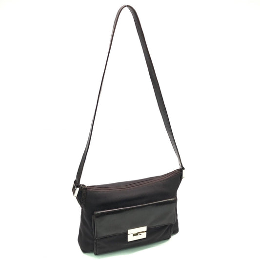 Gucci brown cloth handbag