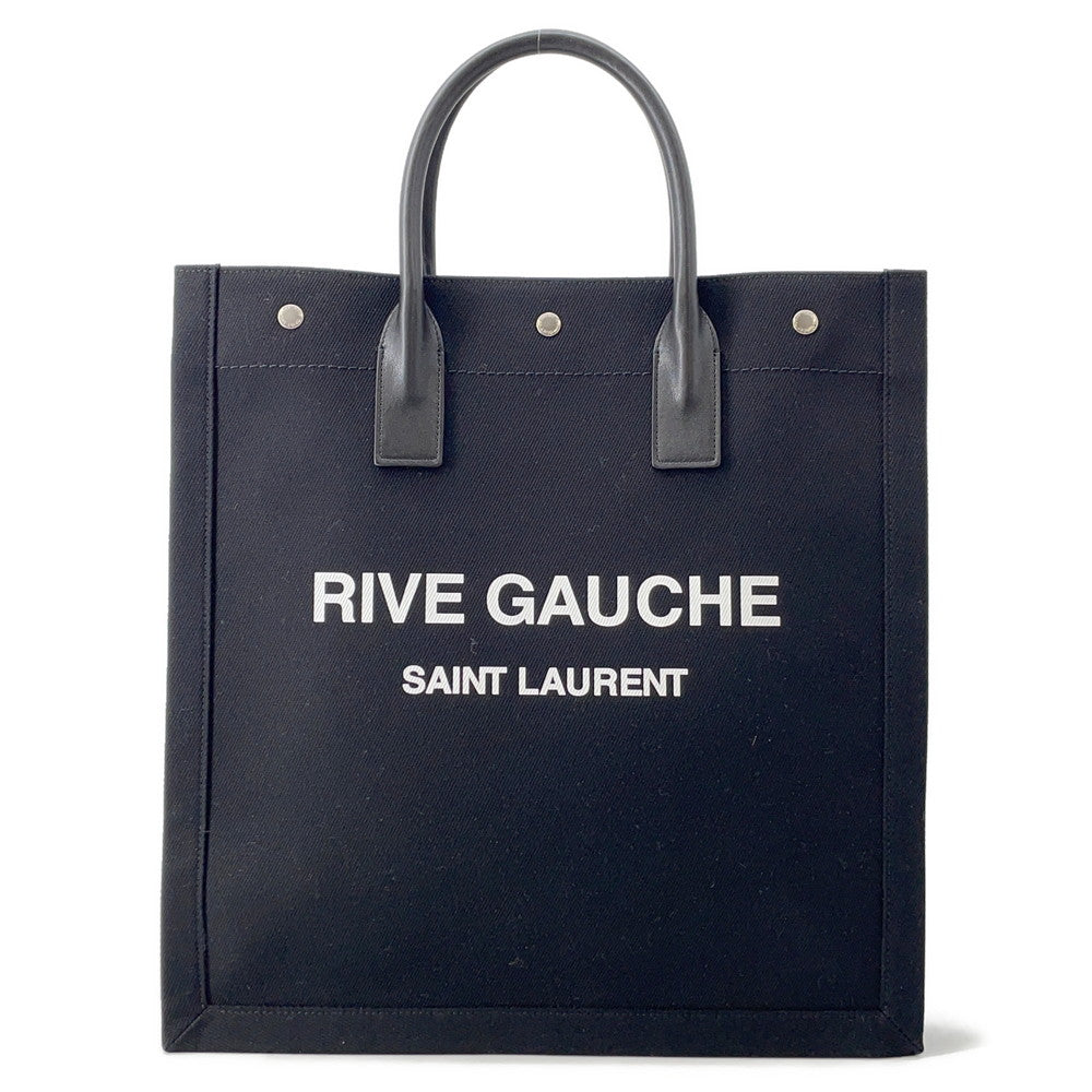 YSL Saint Laurent Tote Bag Rive Gauche Black632539 Canvas